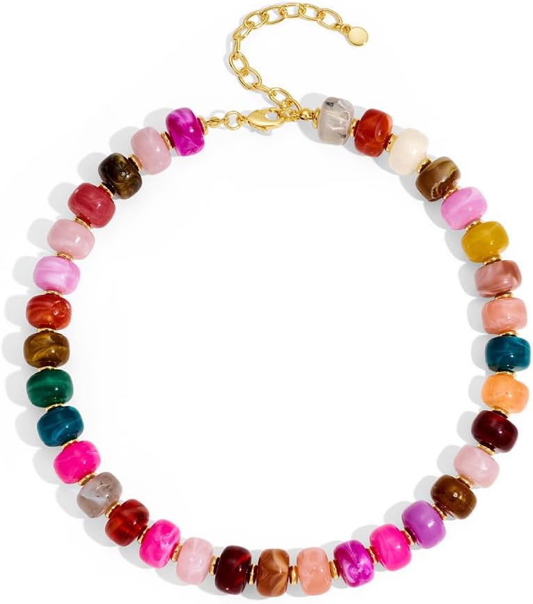 Detalle de ENSKEFEN Beaded Necklace, Acrylic Resin