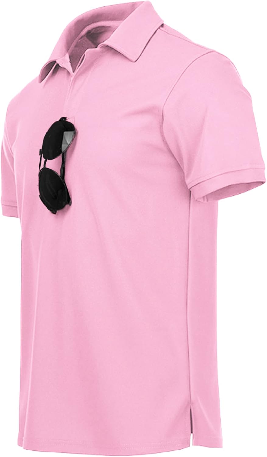 Detalle de geeksport poloshirt heren korte mouw voor sport en golf, ademend en sneldrogend