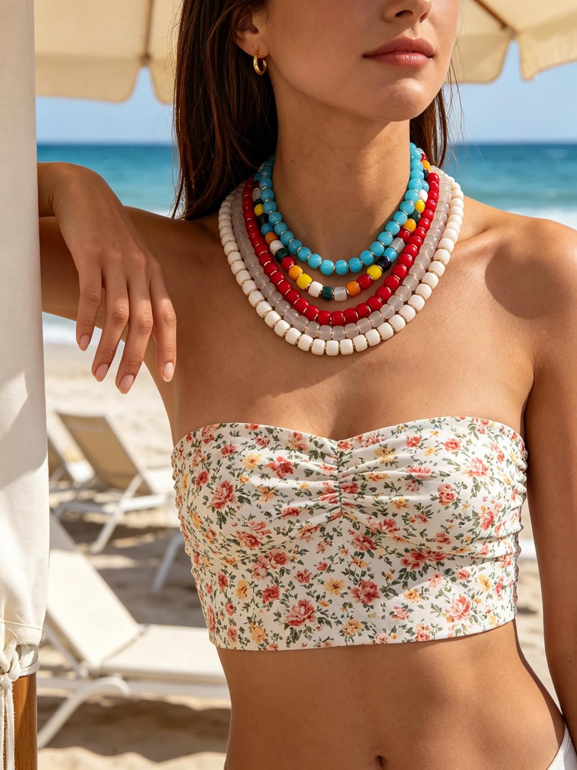 Detalle 2 de Impurain Chunky Beaded Necklace