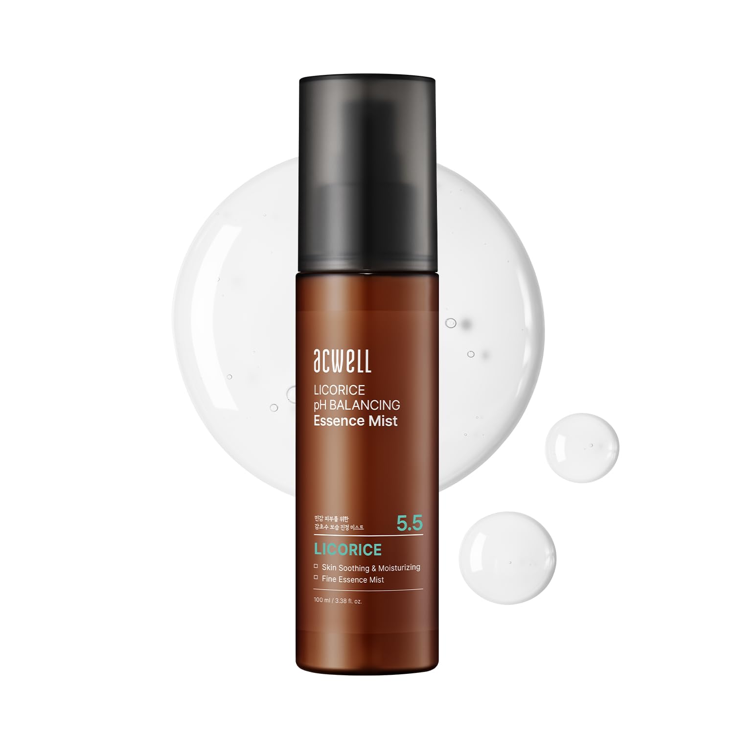 Detalle de ACWELL Licorice pH Balancing Essence Face Mist, 3.38 fl oz