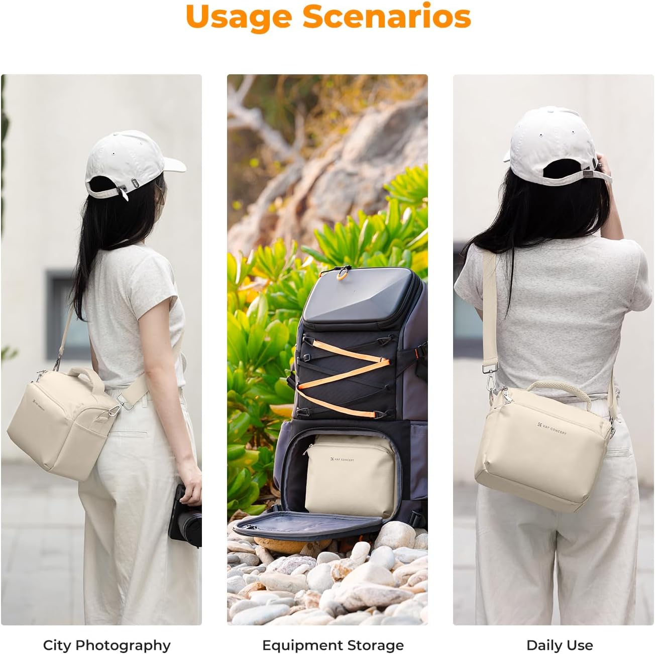 Thumbnail 6 de K&F Concept sling camera bag, 0.48 lb