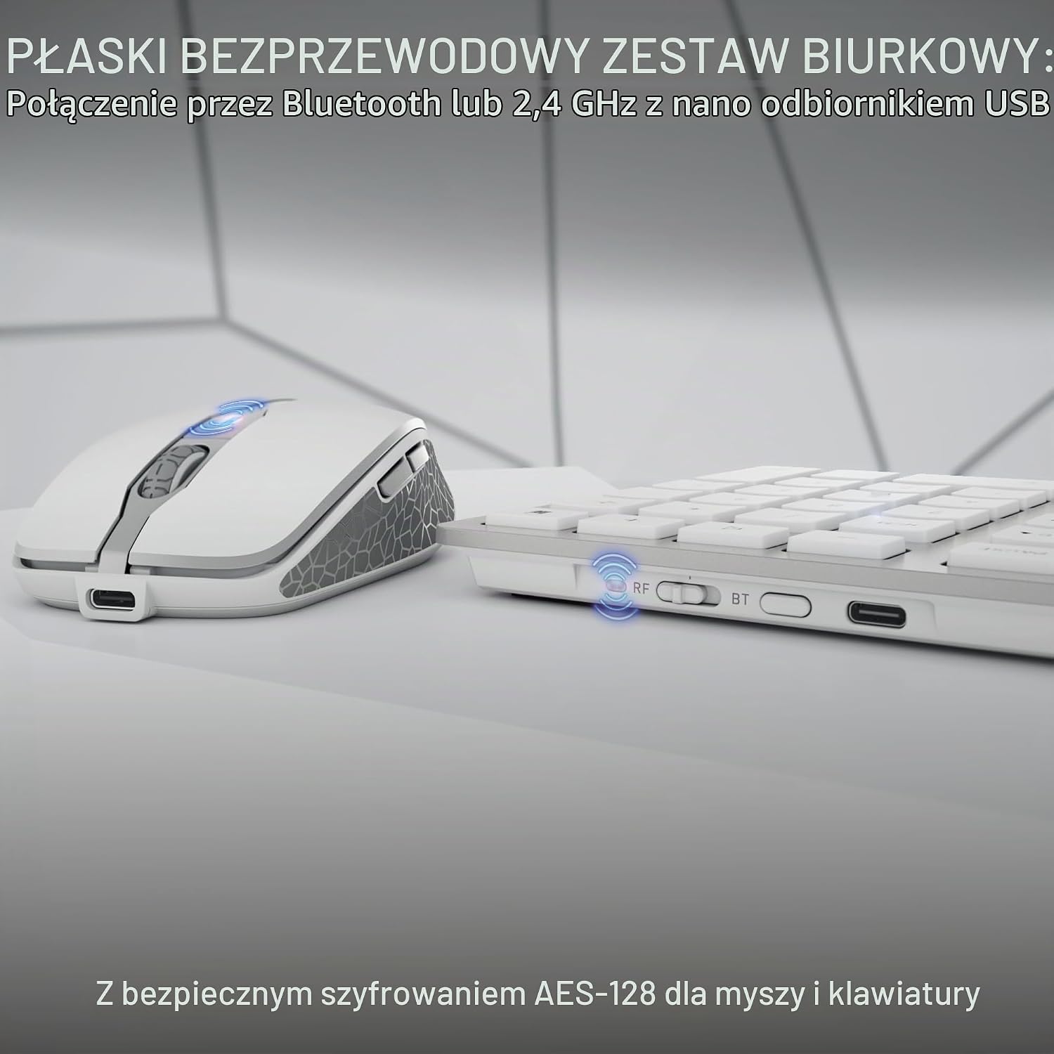 Thumbnail 2 de CHERRY DW 9100 Slim – bezprzewodowy zestaw klawiatury i myszy QWERTZ