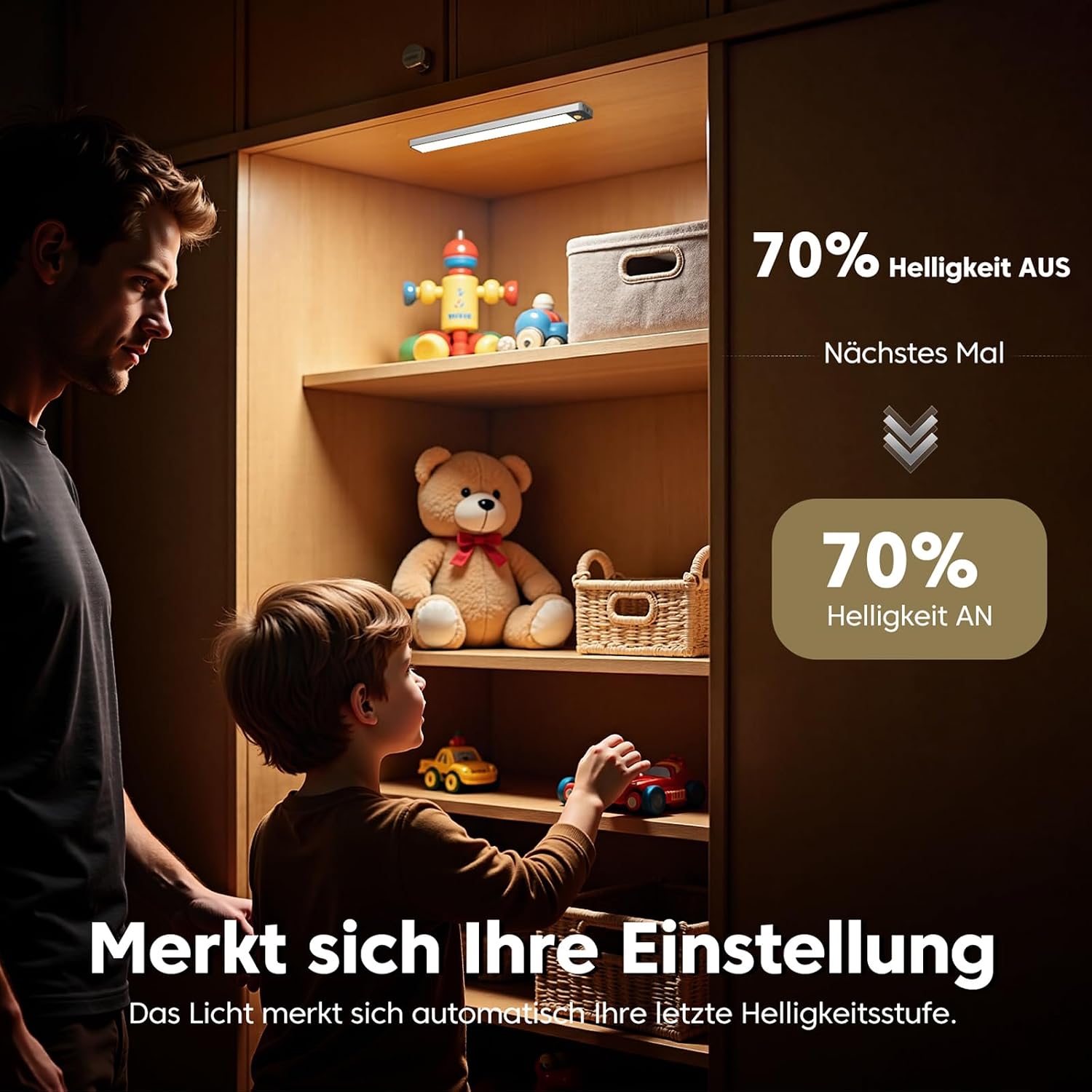Detalle 1 de FILIYANO Unterbauleuchte Küche 3er Set