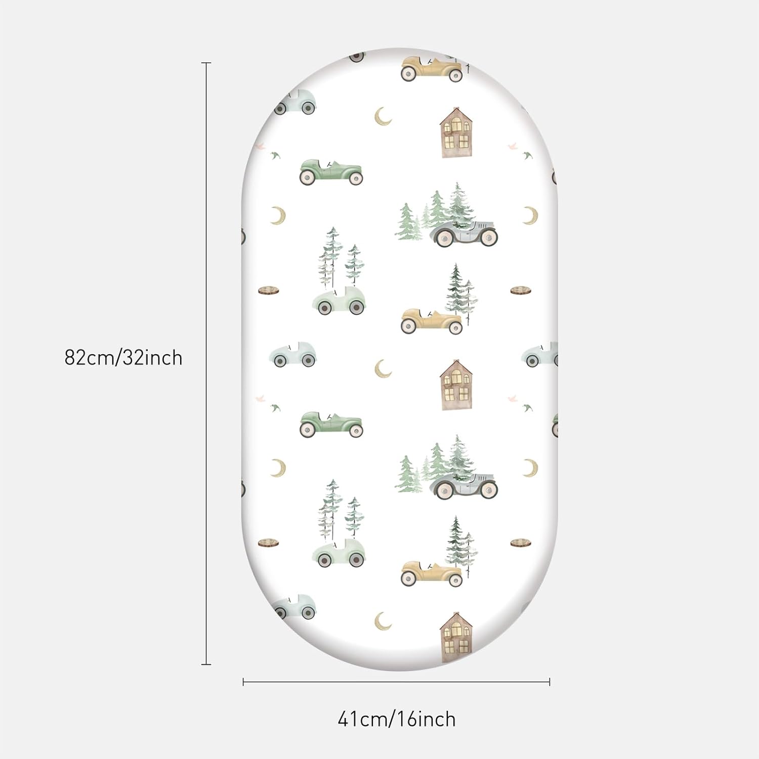 Thumbnail 2 de Baby Moses basket fitted sheets 4 pack