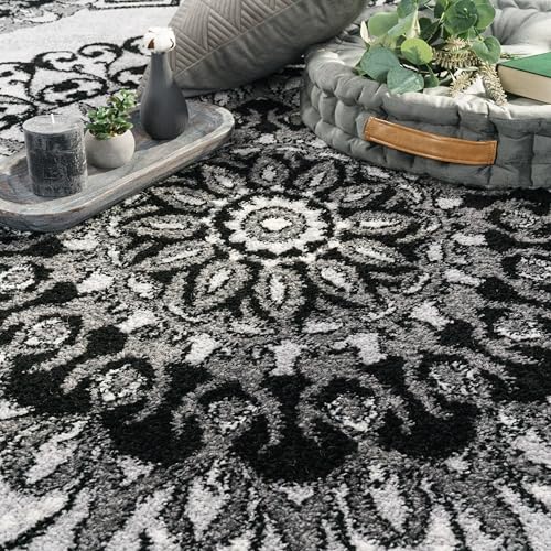 Detalle de Paco Home Tapis Salon 80x150 cm gris ⚙