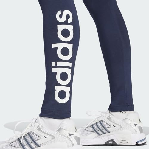 Thumbnail 4 de adidas Mujer Leggings Altos Essentials con Logo, Legend Ink  🖤