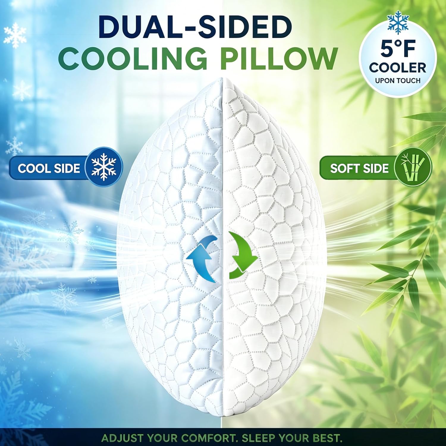 Detalle 2 de Cooling Pillow Queen Set