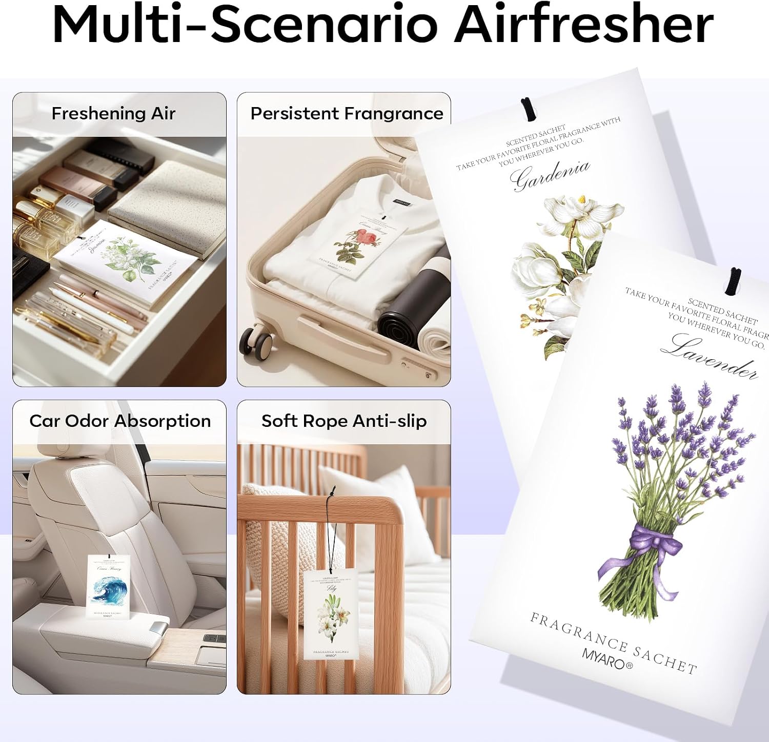 Detalle de MYARO Scented Sachets, 12-Pack