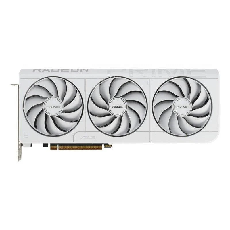 Detalle 2 de Tarjeta Gráfica Asus Radeon RX 9070 XT PRIME WHITE 16GB GDDR6 PCIe 5.0