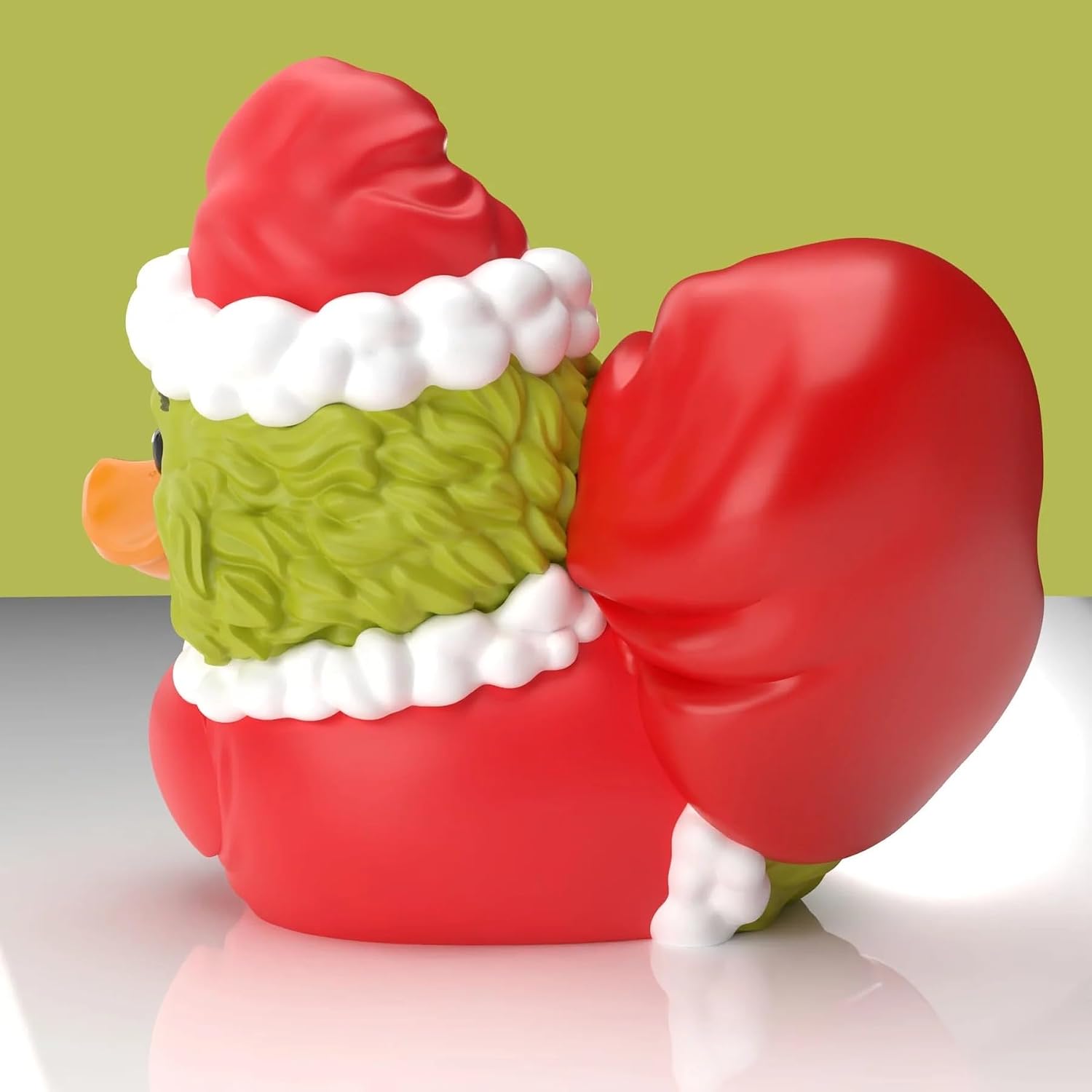 Detalle de TUBBZ Erstausgabe: Der Grinch – Santa Outfit Grinch als Cosplaying-Gummiente Vinylfigur