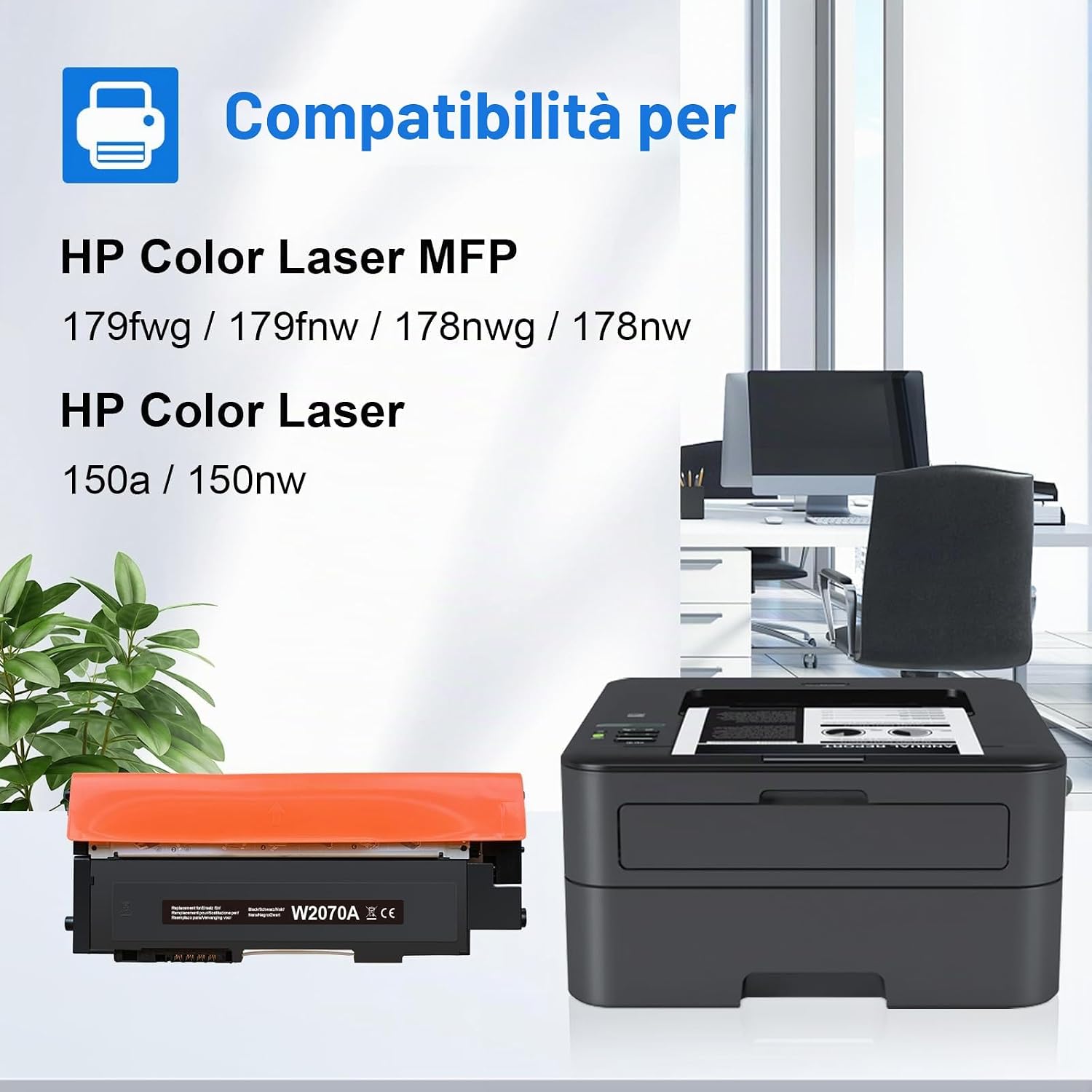 Detalle 2 de MYCARTRIDGE 117A Toner Nero per HP Color