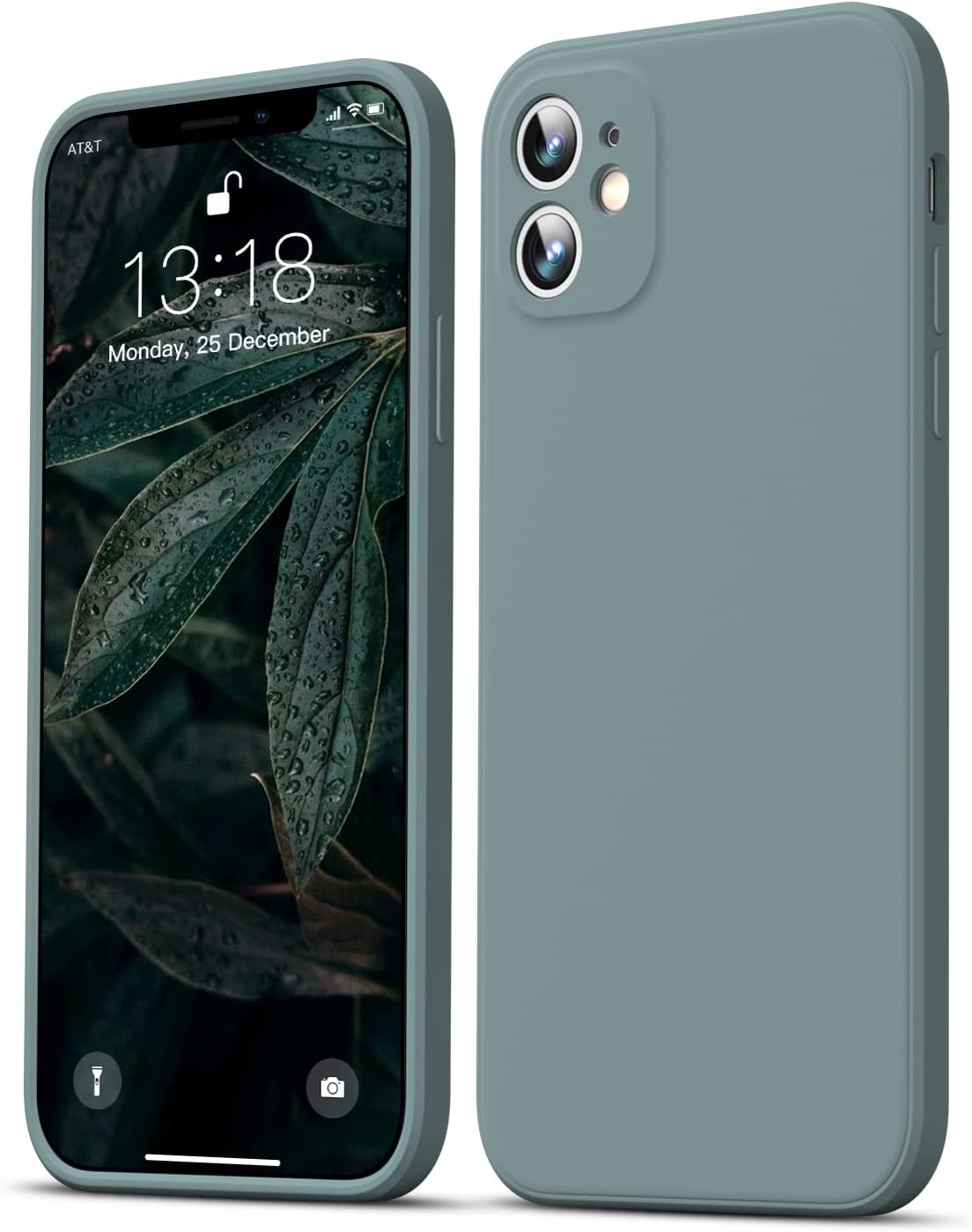 Detalle de GOODVISH Funda iPhone 11 Silicona Líquida 6,1