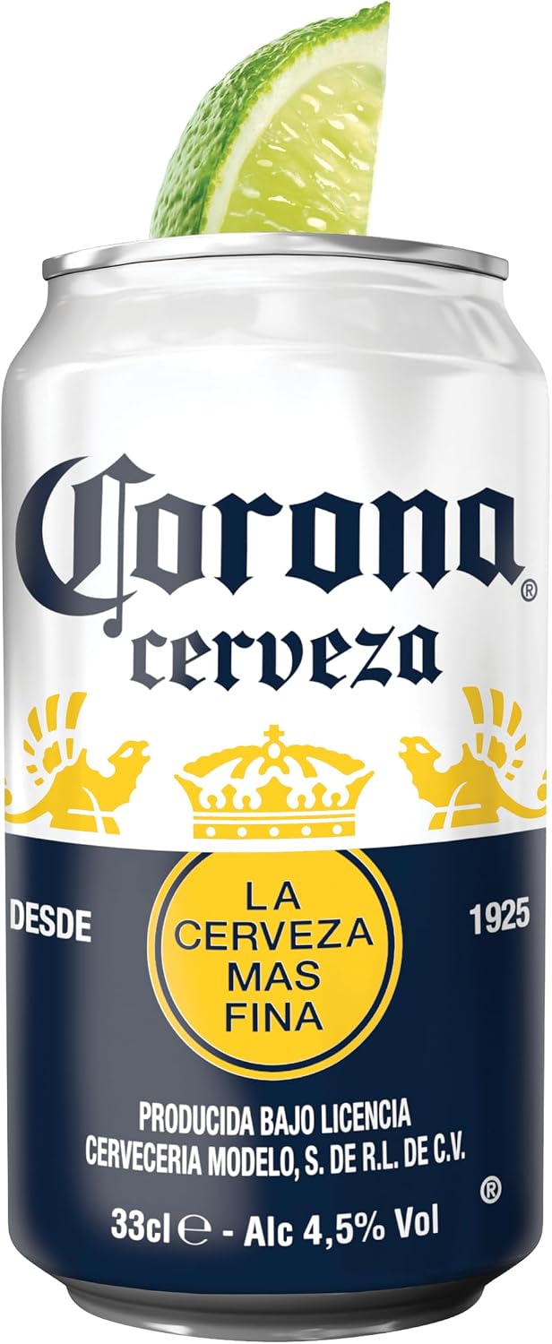 Detalle de Corona Pack de 4 x 6 Latas Lager Ligera 🍺