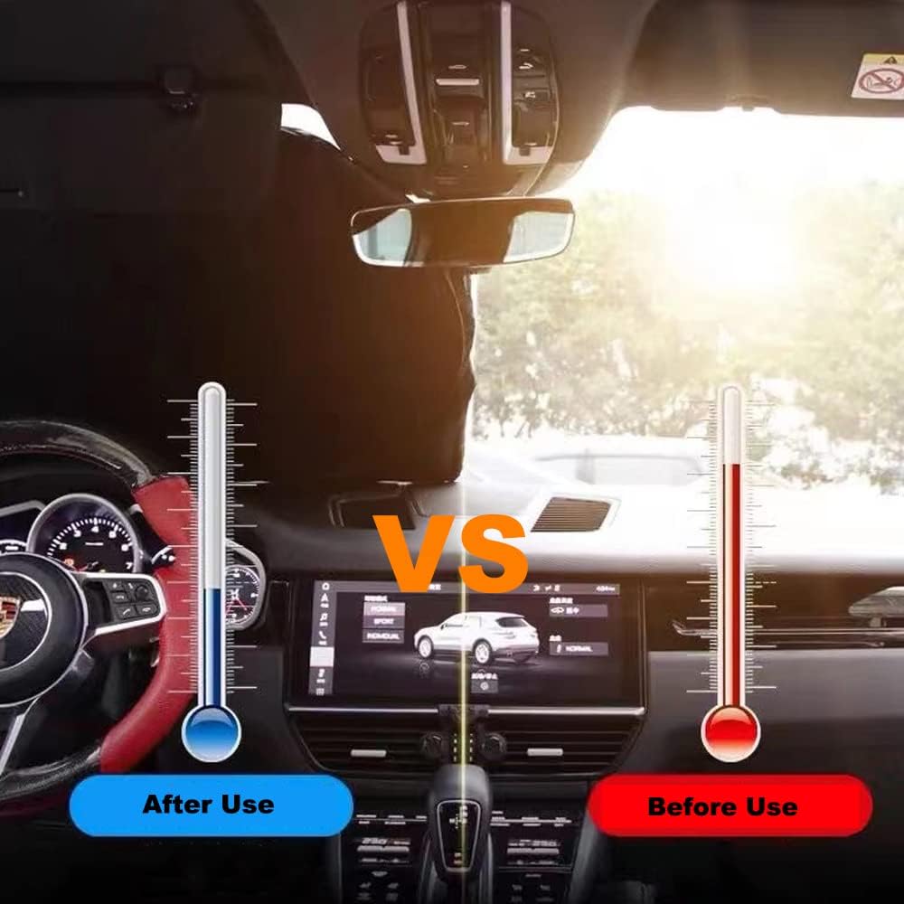 Thumbnail 1 de Parasole Auto per Parabrezza Anteriore Protezione UV Visiera Pieghevole – PAWARSO, 142 × 80