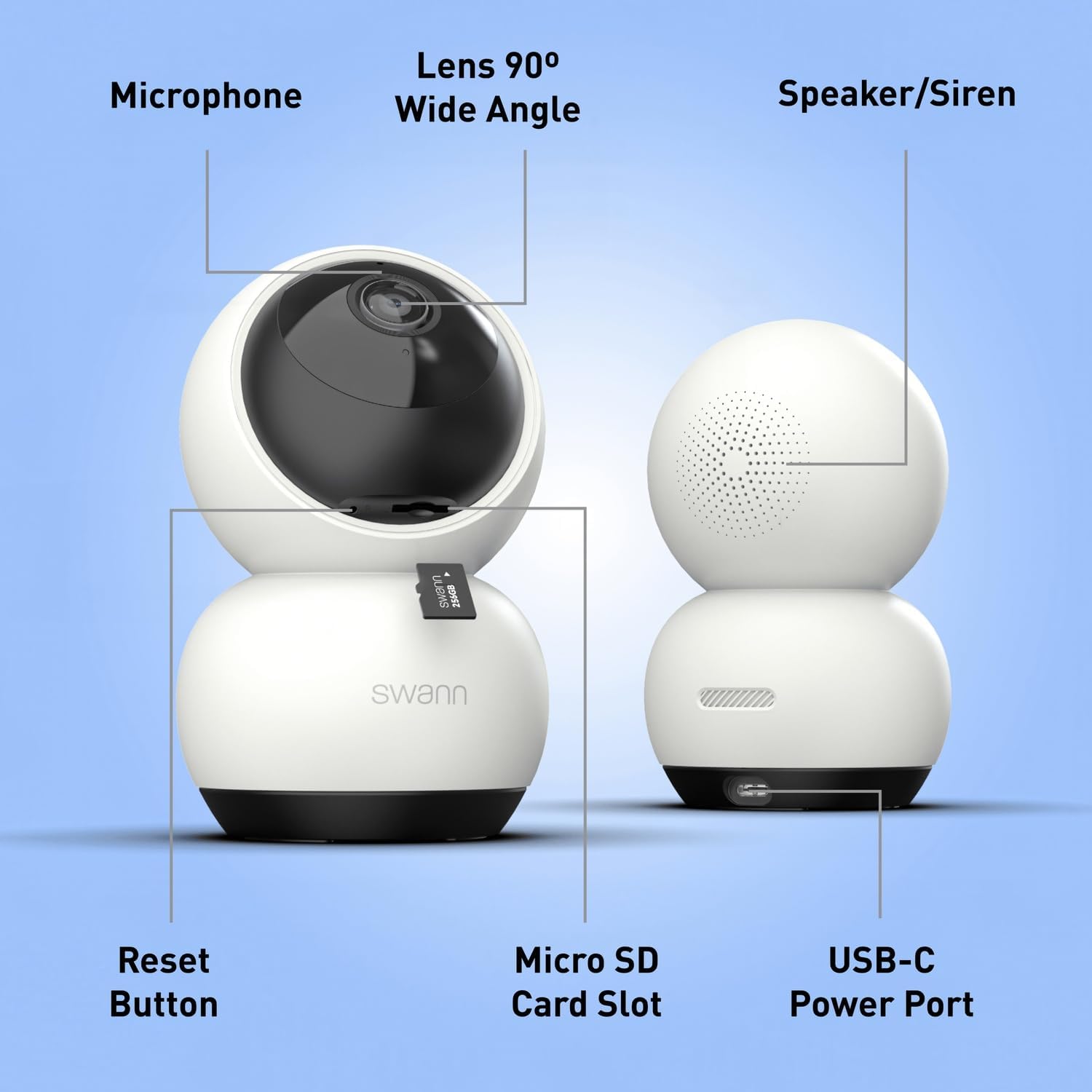 Thumbnail 1 de Swann EVO Wi-Fi security camera 2K PTZ