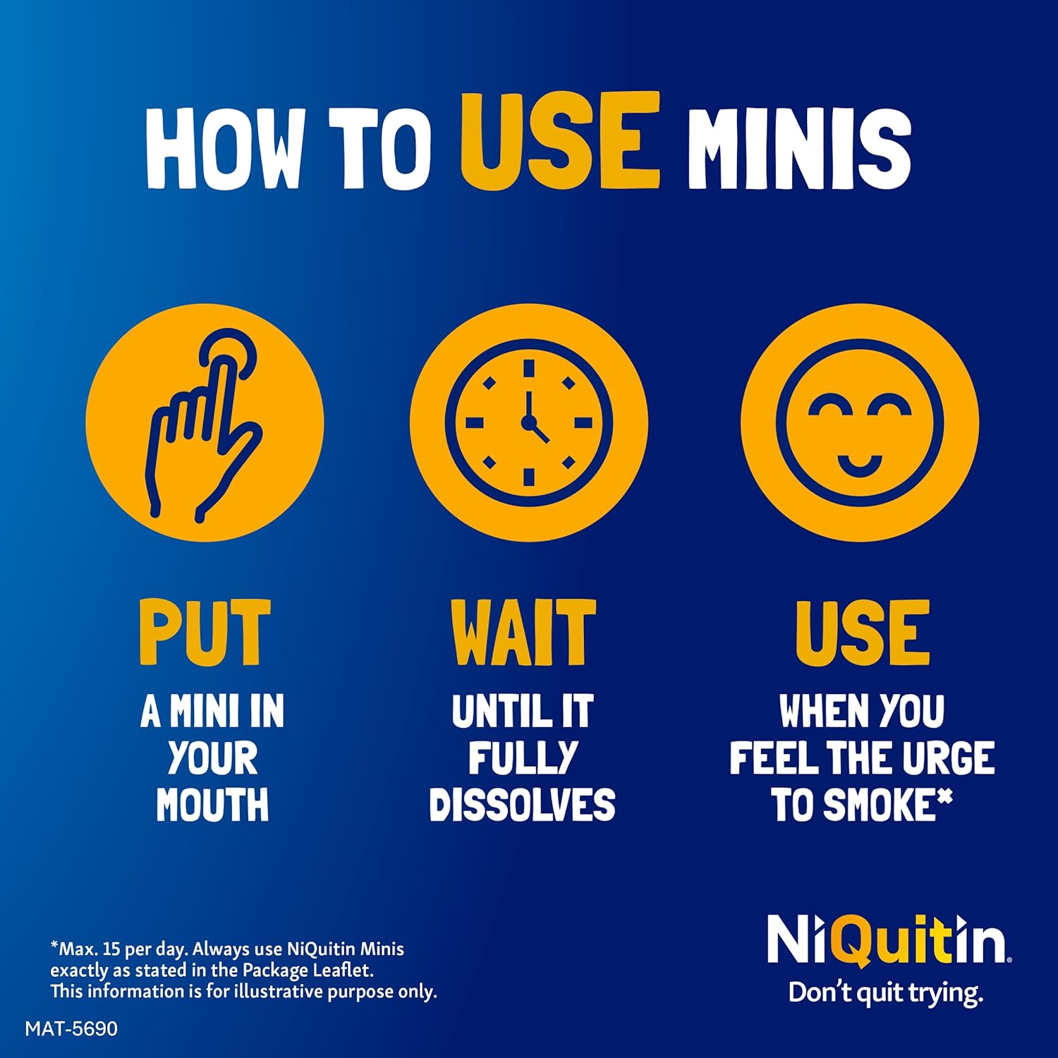 Thumbnail 5 de NiQuitin Minis 2 mg mint lozenges 100 pack 🍬