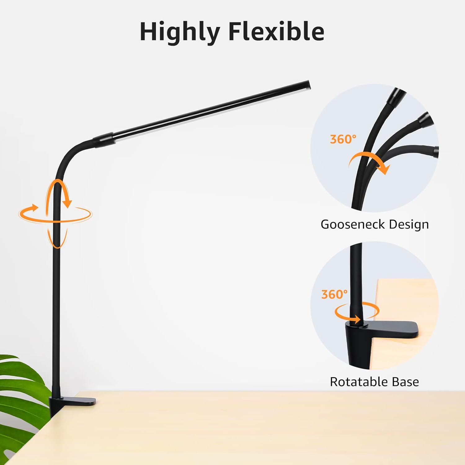 Thumbnail 4 de Lepro Desk Lamp Clamp