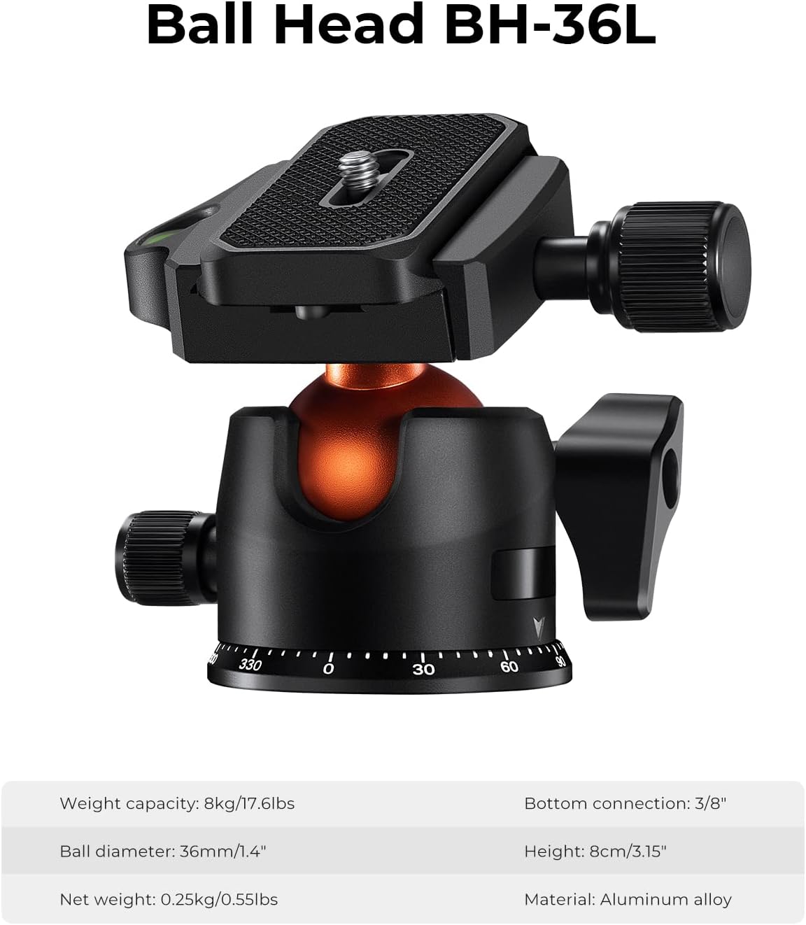 Thumbnail 4 de K&F CONCEPT K254C2 Kamerastativ 162 cm