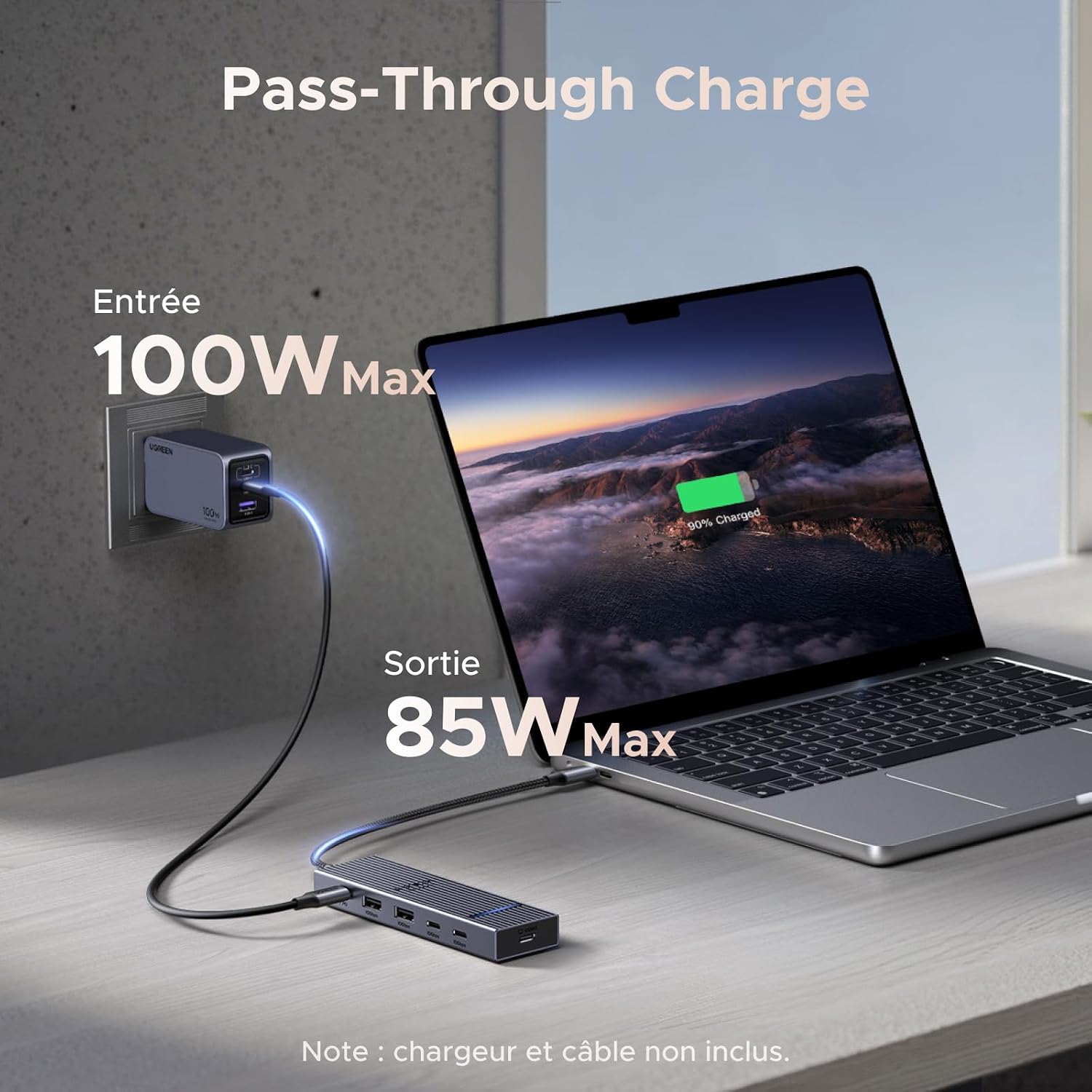 Thumbnail 4 de UGREEN Revodok Pro Hub USB‑C 6‑en‑1 100W PD pour MacBook