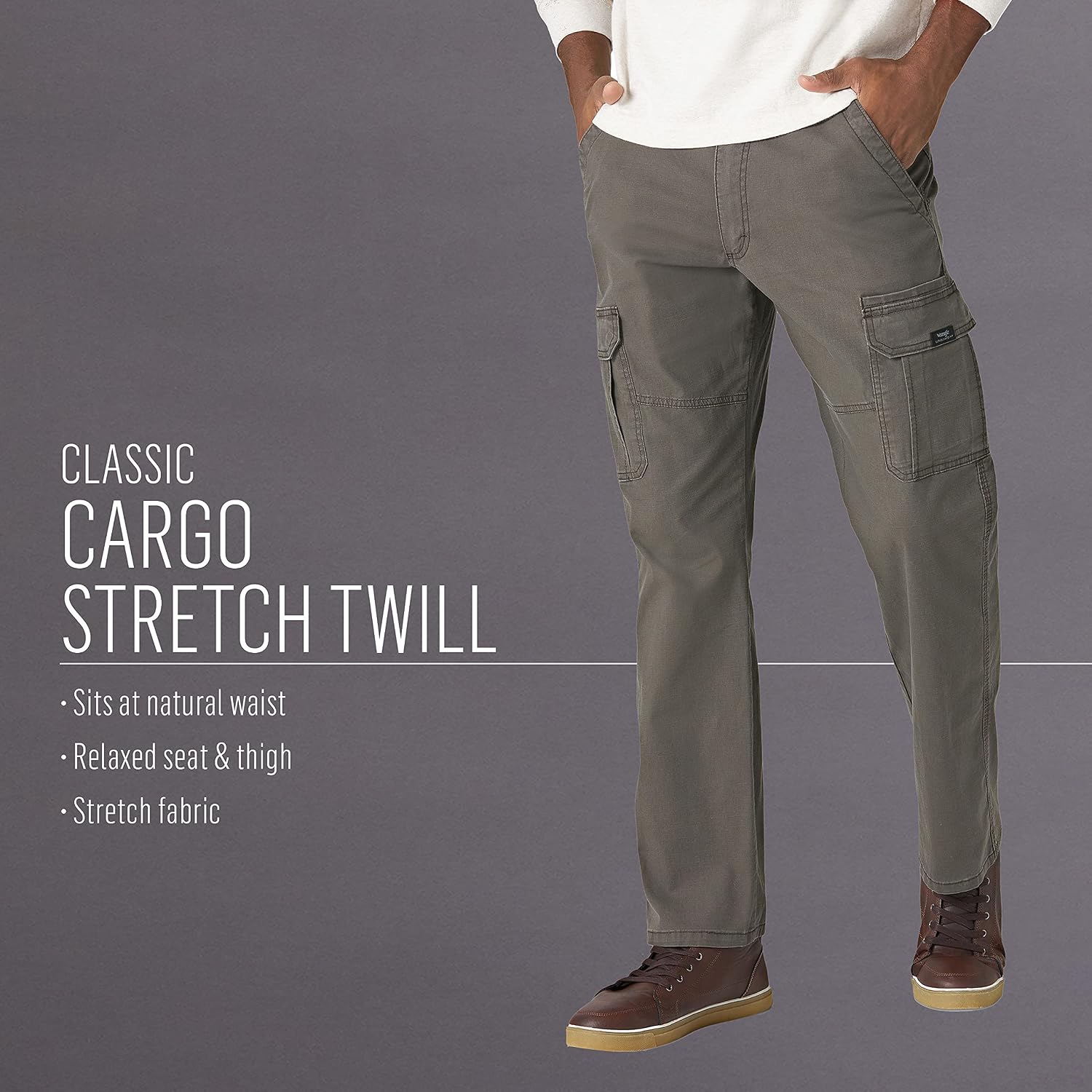 Thumbnail 6 de Wrangler Authentics Herren Jeans Cargo Pant Relaxed Fit Straight Leg