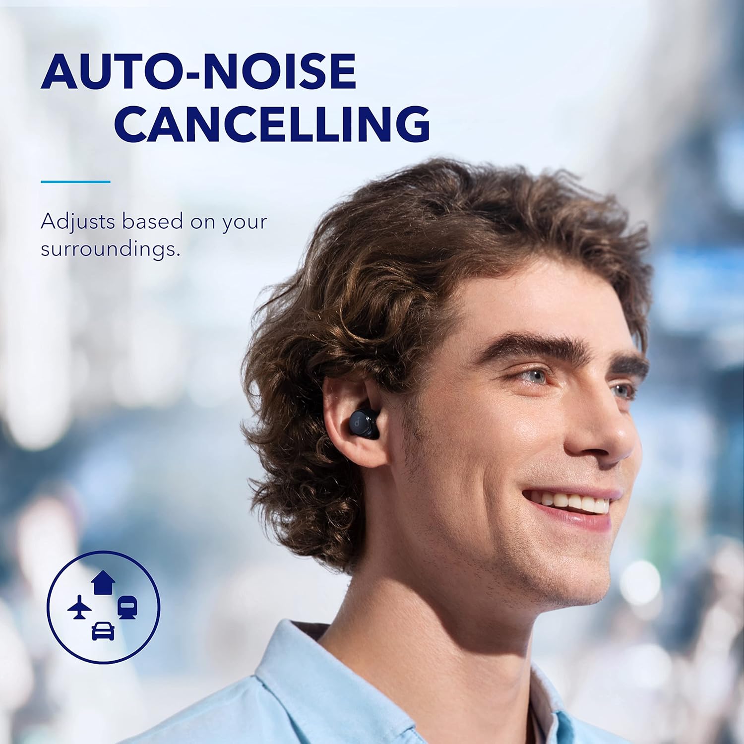 Detalle de Soundcore by Anker Space A40 Auto-Adjustable ANC Wireless Earbuds