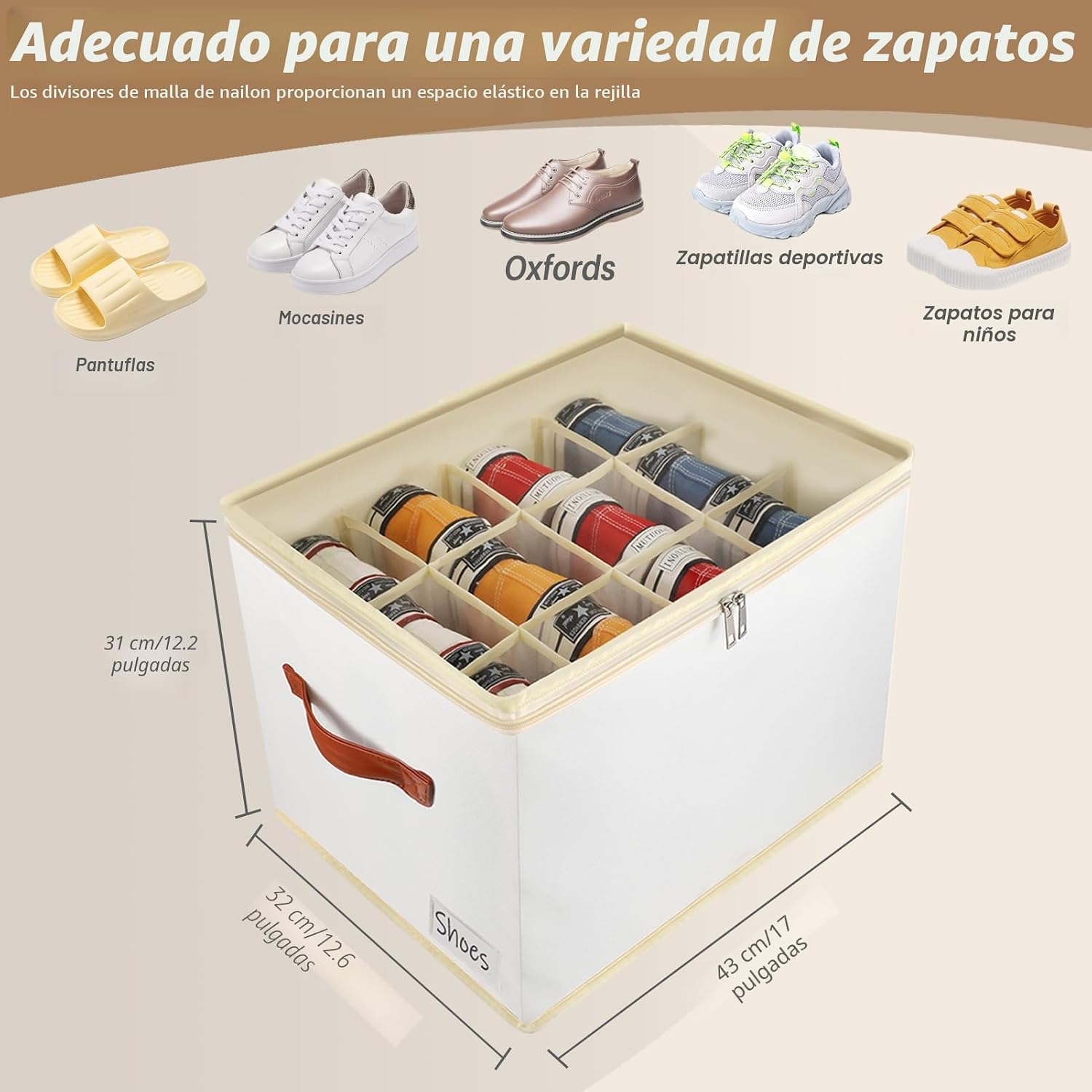 Thumbnail 1 de Patinao caja zapatos 43x32x31 cm organizador