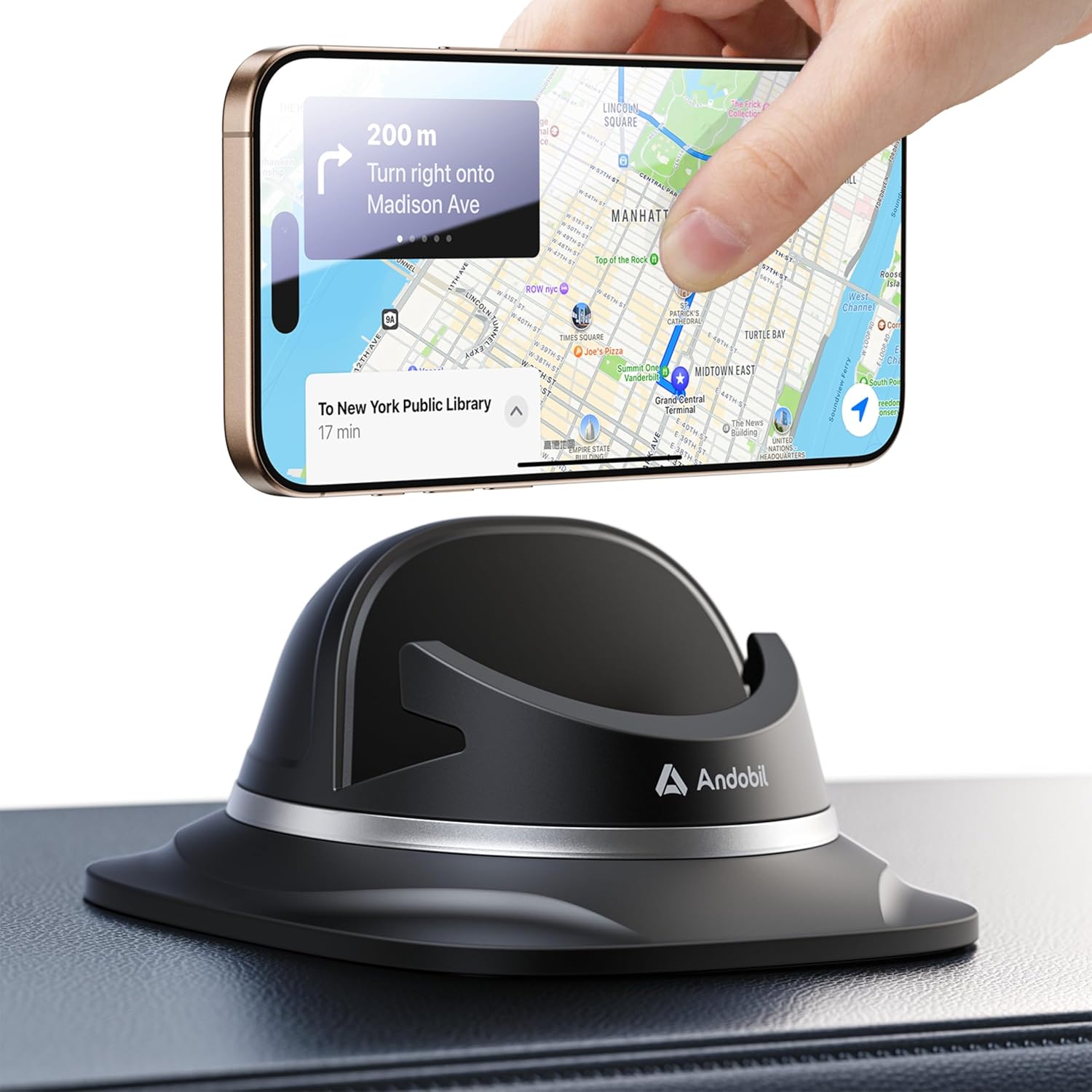 Thumbnail 6 de andobil Car Phone Holder for Cars (2026) – Simple & Firm Hold Dashboard Mount