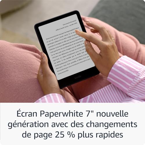 Thumbnail 1 de Amazon Kindle Paperwhite (Nouvelle génération) – le lecteur rapide avec nouvel écran antireflets, 16 Go, noir