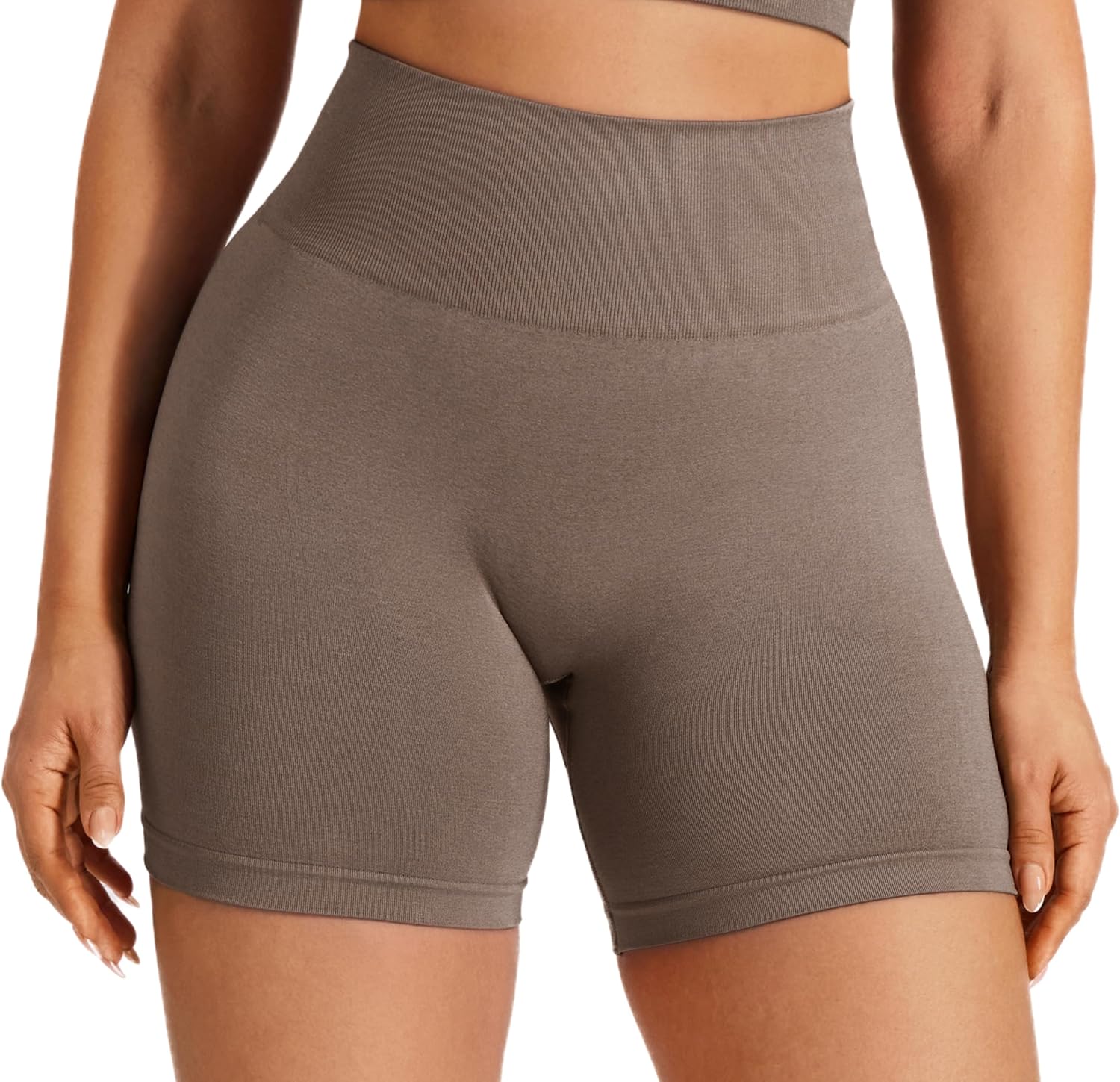 Thumbnail 1 de JOYSPELS Seamless High-Waist Gym Shorts for Women – UK Fit, Ruched Scrunch for Booty Contouring
