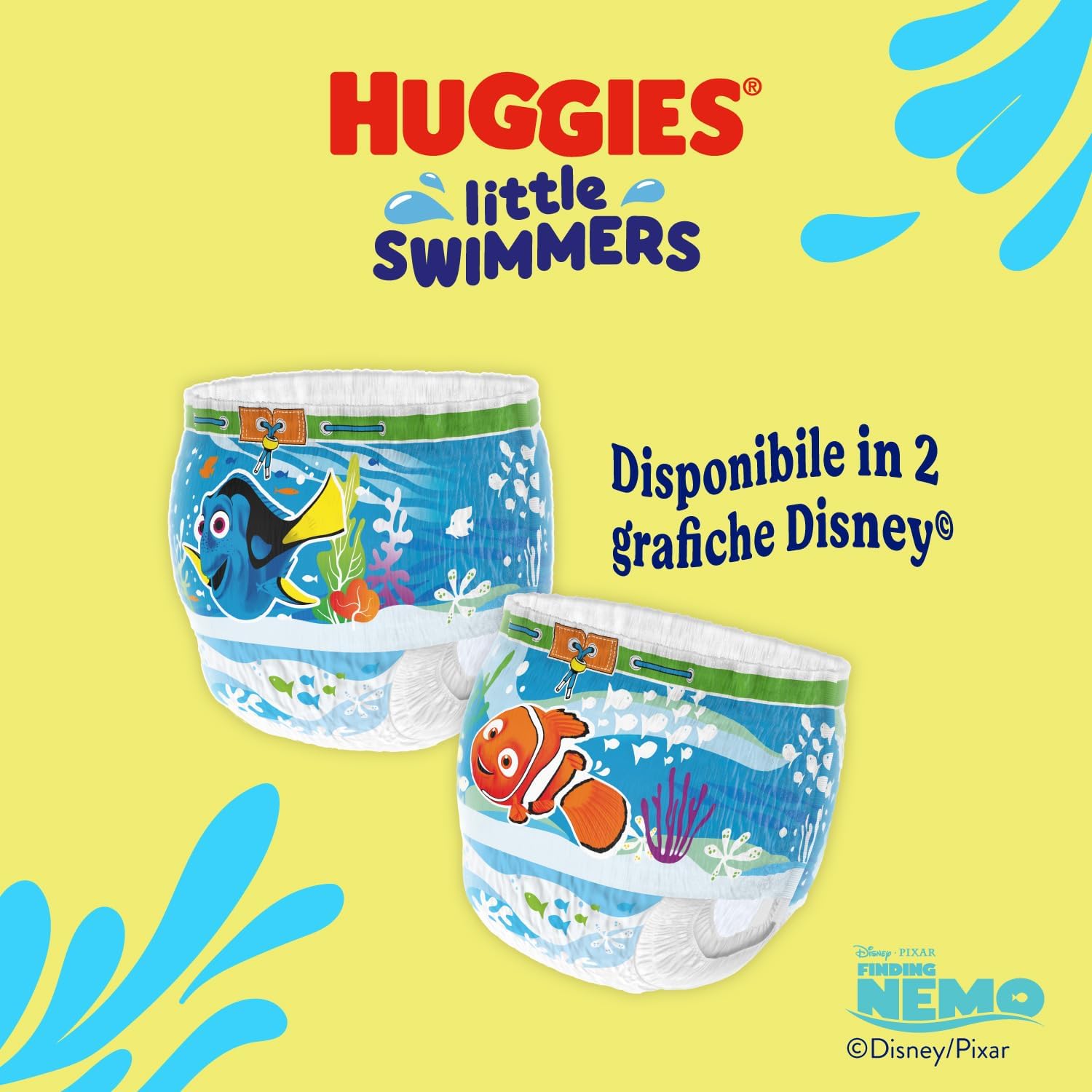 Thumbnail 6 de Huggies Little Swimmers Pannolini Taglia 3-4 (7-15 kg) con Design Disney – 20 Pz