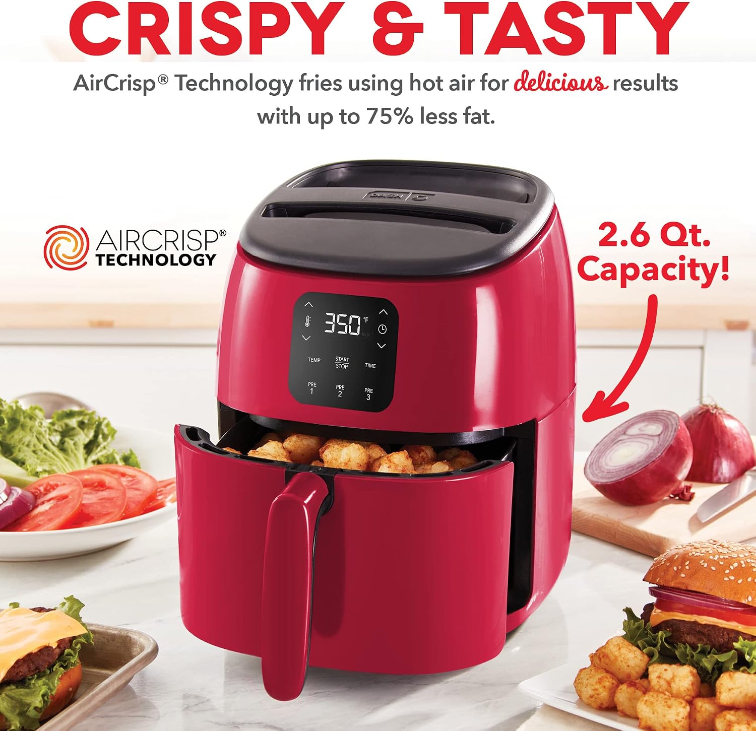 Thumbnail 2 de Dash Air Fryer 2.6 Quart
