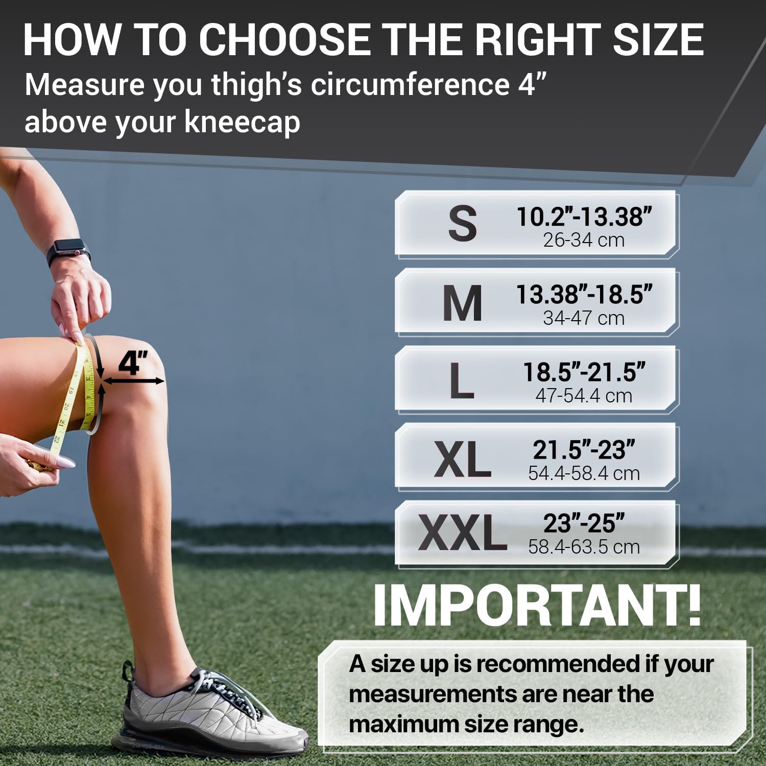 Thumbnail 1 de DR. BRACE ELITE Knee Brace with Side Stabilizers & Patella Gel Pads (XX-Large, Mercury)