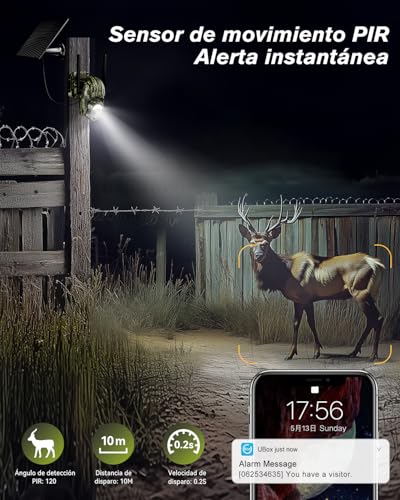 Thumbnail 4 de Xega 4G LTE Cámara de Caza Solar con Tarjeta SIM — Fototrampeo Exterior