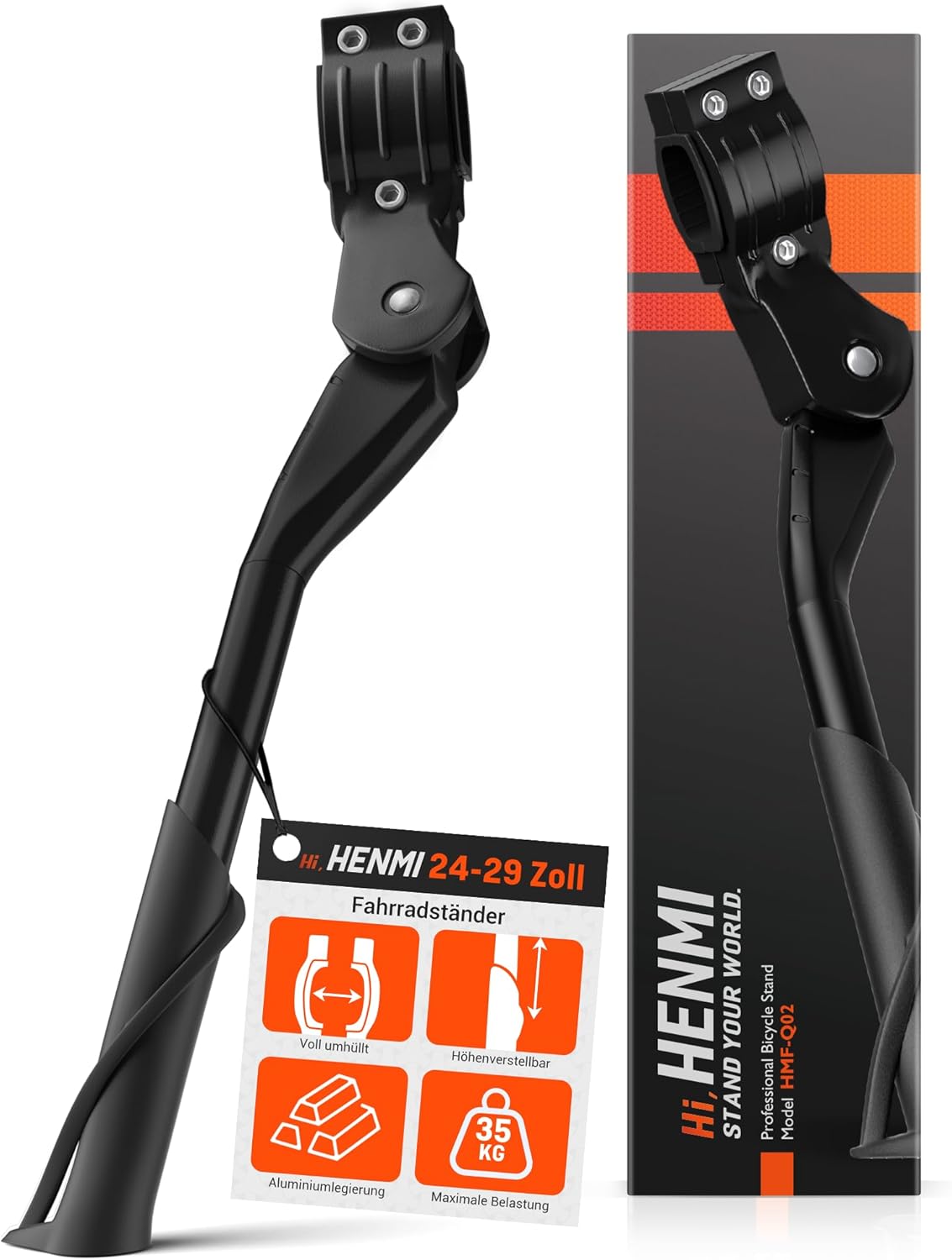 Detalle de HENMI Fahrradständer 24-29 Zoll Höhenverstellbar