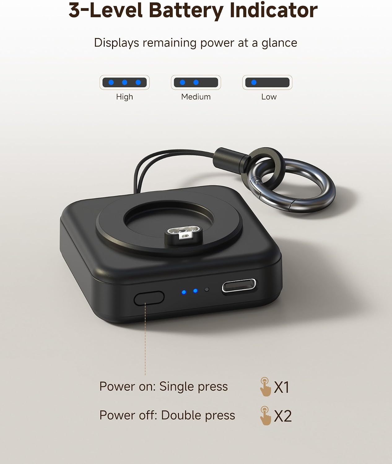 Thumbnail 5 de Garmin Watch Charger 1200mAh Portable Power Bank