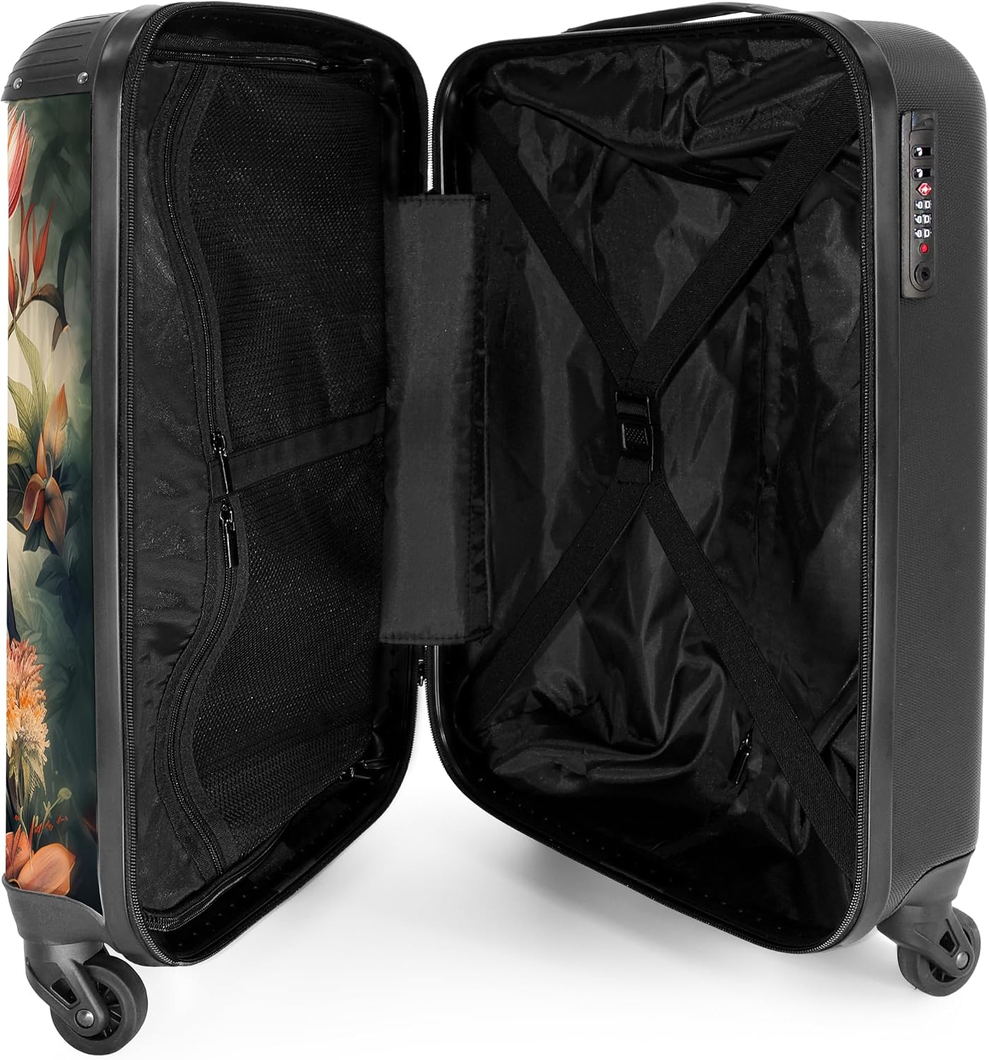 Detalle 1 de NoBoringSuitcases Tucanes Maleta de mano con ruedas
