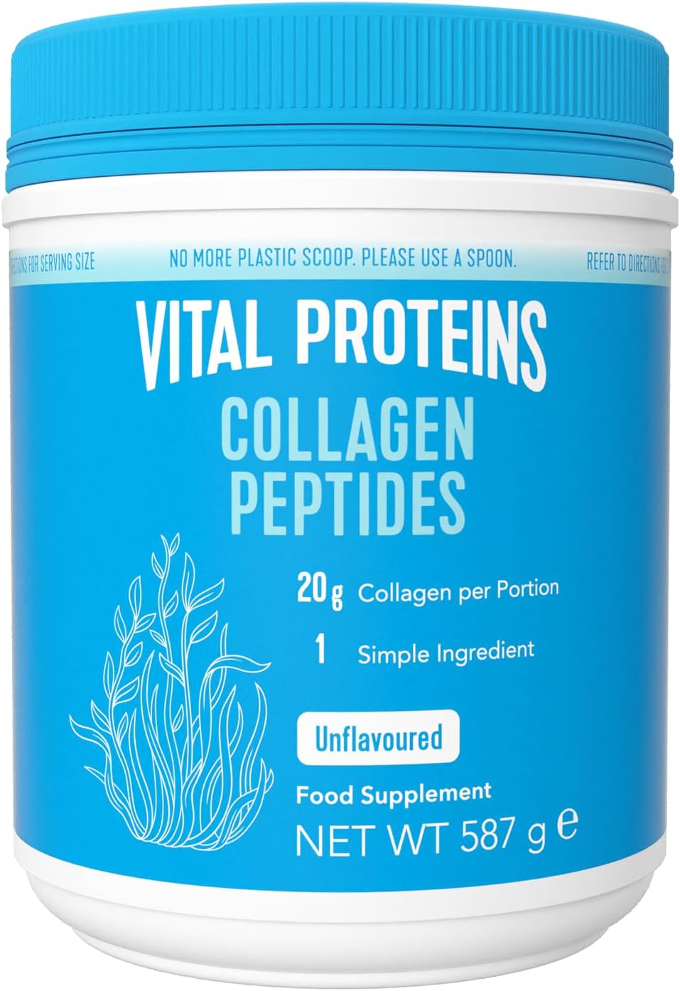 Detalle de Vital Proteins Péptidos de Colágeno en Polvo 💧 Sin Sabor 587g