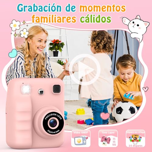 Thumbnail 1 de Yidoroye Cámara de impresión instantánea infantil 5 en 1 con pantalla 2.4" HD (3 a 10/12 años)