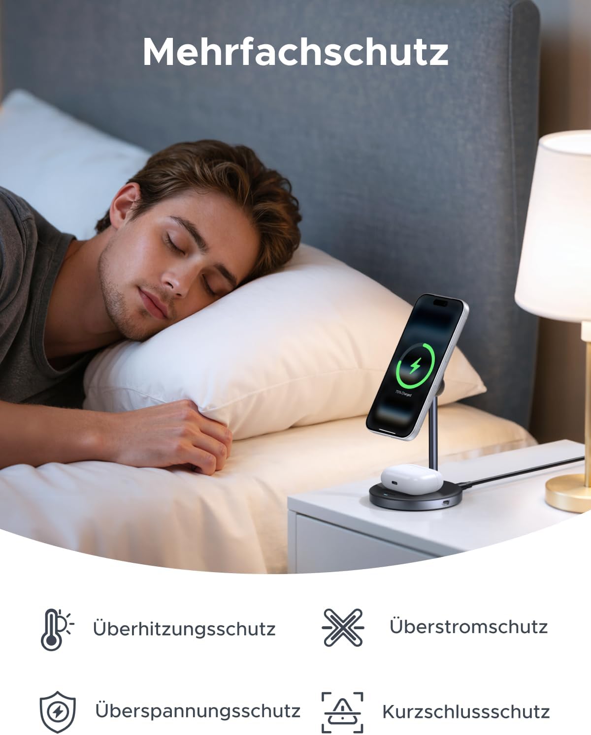 Thumbnail 5 de UGREEN Zapix Qi2 MagSafe Ladegerät 15W