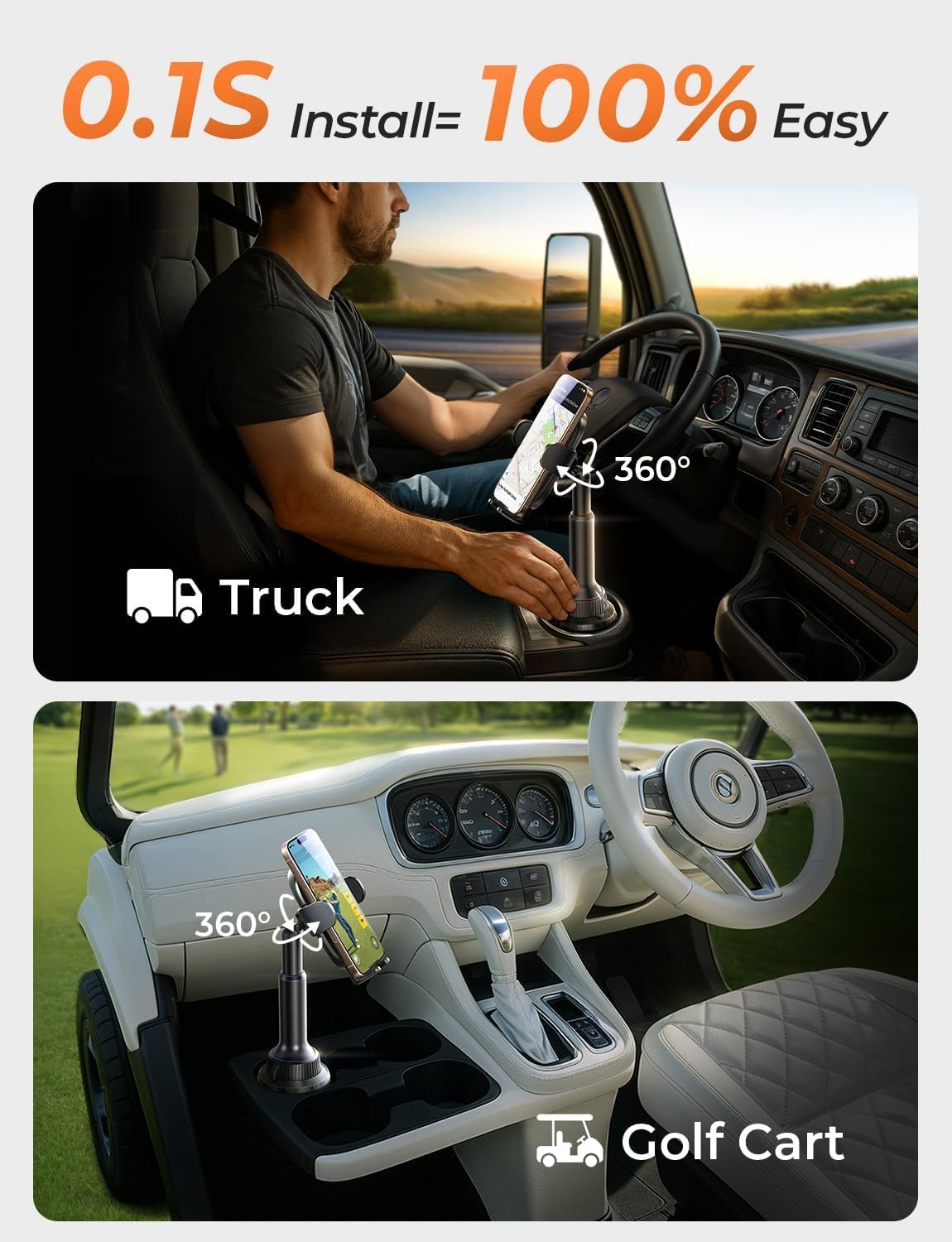 Thumbnail 6 de LISEN Cup Holder Phone Mount 360° for iPhone 17 Pro Max