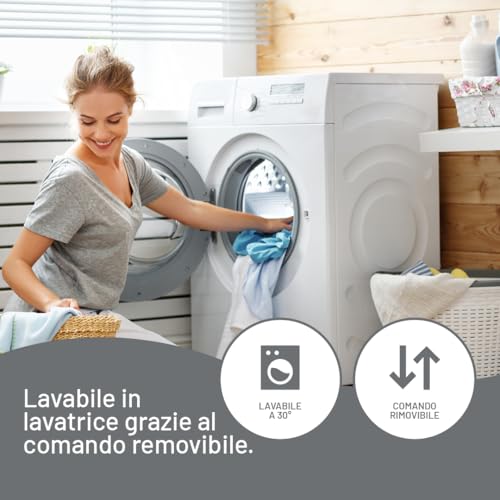 Detalle 2 de Imetec CaldoPlaid Velvet Square, coperta riscaldante 150x95 cm con 6 temperature e timer