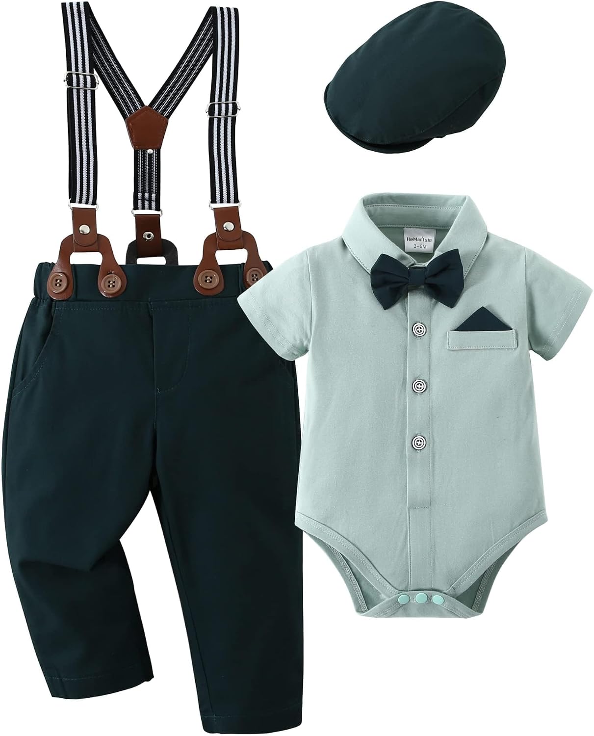 Thumbnail 6 de Amissz Baby Jungen Gentleman Anzug 0-18 Monate