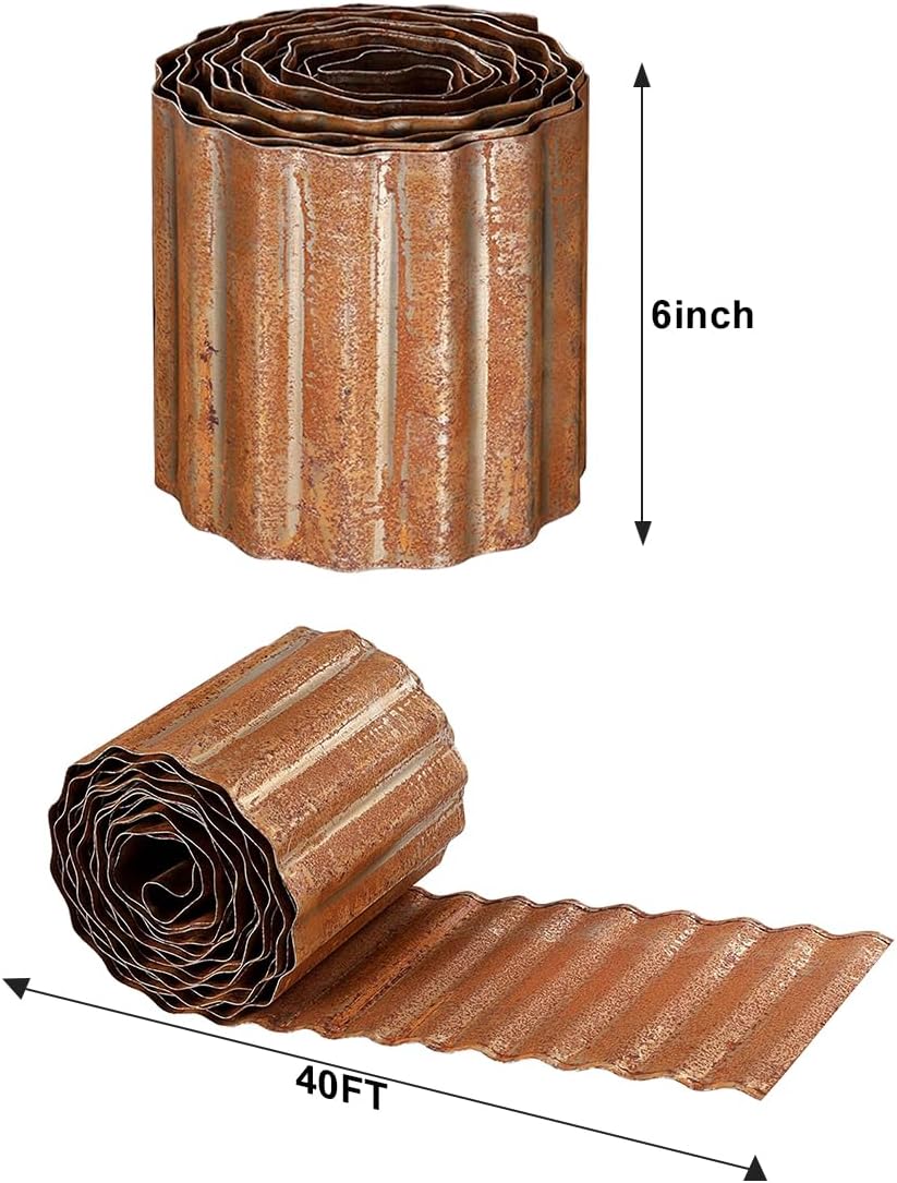Thumbnail 1 de Metal Lawn Edging Borders 6in x 40ft