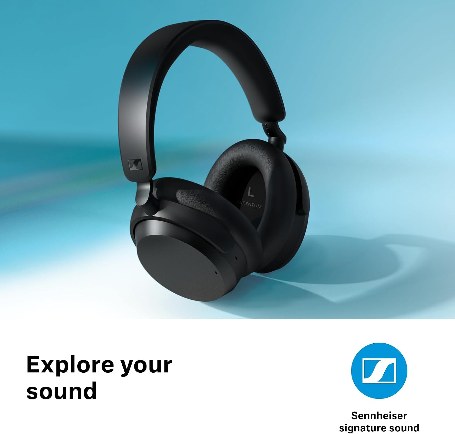Detalle de Sennheiser ACCENTUM — Casque Bluetooth sans Fil avec ANC Hybride, 50 h d’autonomie et confort tout au long de la journée