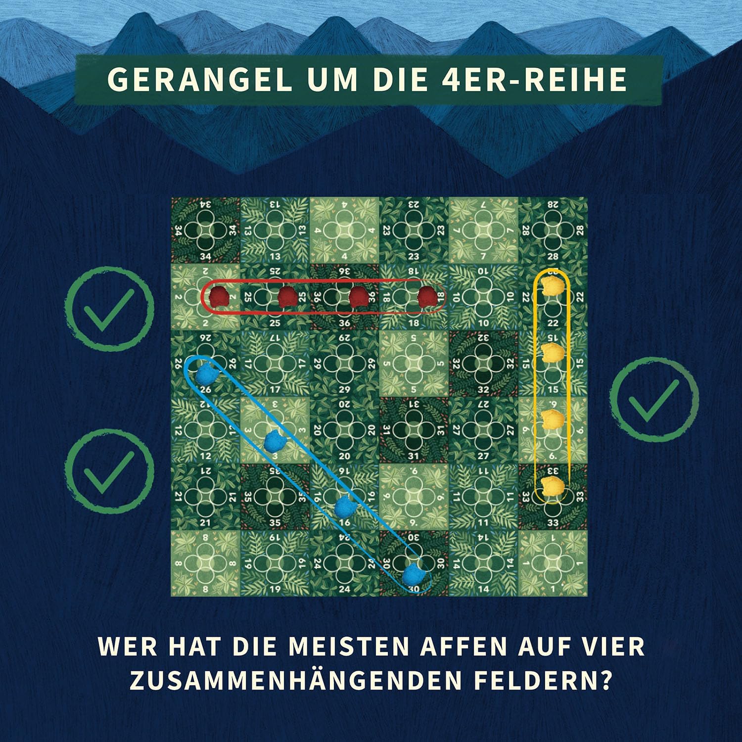 Detalle de KOSMOS 683740 Monkey Fun – schnelles Familienspiel für 1–4 ab 8 Jahren