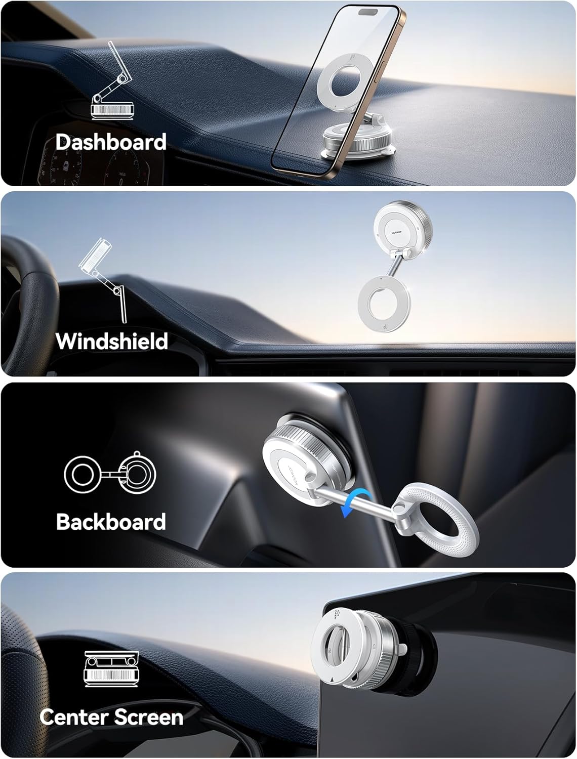 Thumbnail 3 de JOYROOM MagSafe suction mount 360°