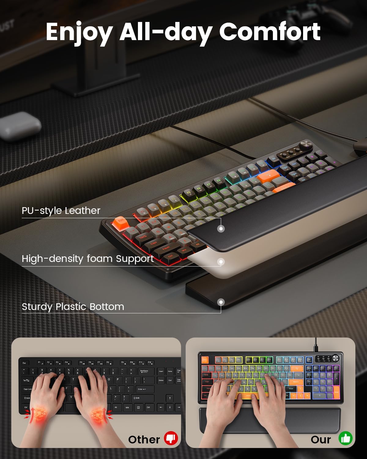 Detalle de SABLUTE Gaming Keyboard and Mouse 3200 DPI