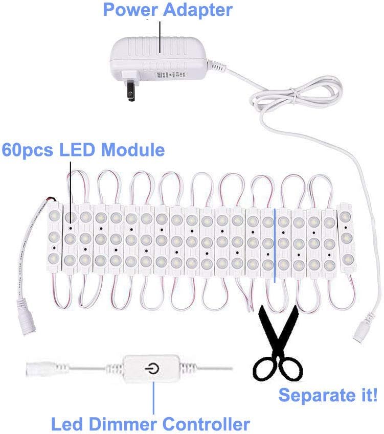 Detalle de LED Vanity Mirror Lights, 10ft