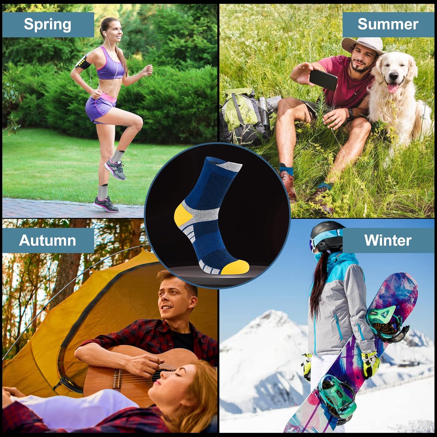 Thumbnail 1 de Niofind Socken 6 Paar Sportsocken