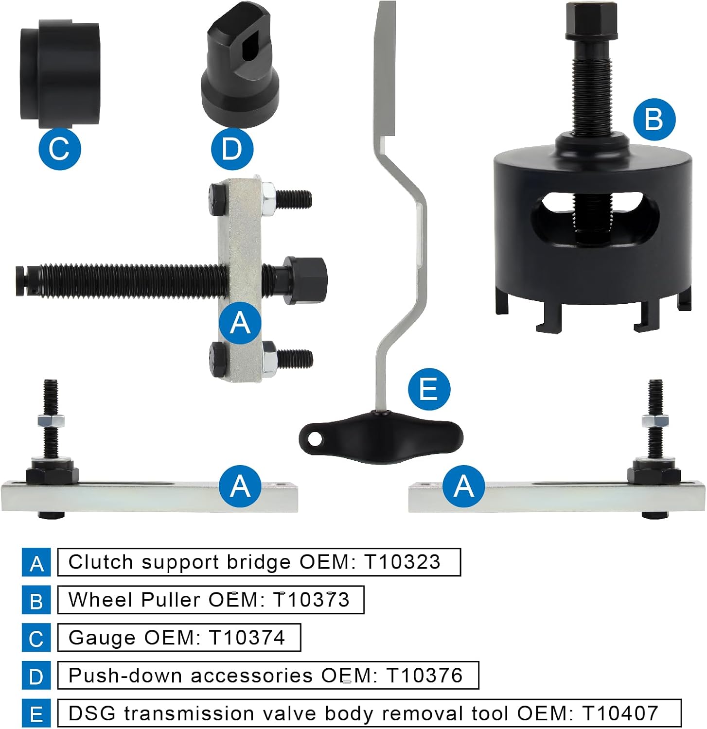 Detalle 2 de Godimg kit transmisión doble embrague DSG 7V
